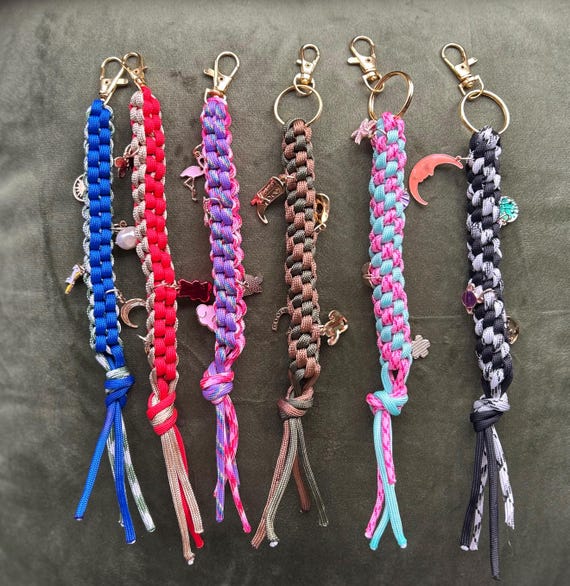 Hand Made Paracord Bag Charms! Miu Miu Inspired - Etsy