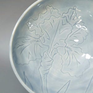 Ciotola Blue Iris - Ceramica artigianale