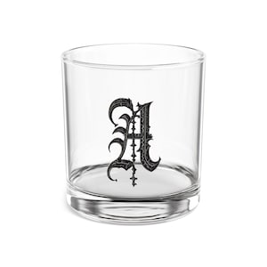 Personalized Monogram Rocks Glass - 10oz  Whiskey Tumbler