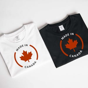 Made in Canada T-Shirt - Klassisches rotes Ahornblatt-Logo für Damen & Herren Kanadisches Kulturerbe T-Shirt