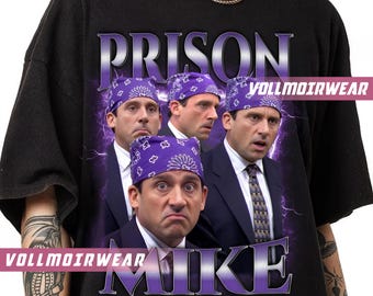 Prison Mike Shirt: The Office, Michael Scott Fan Apparel