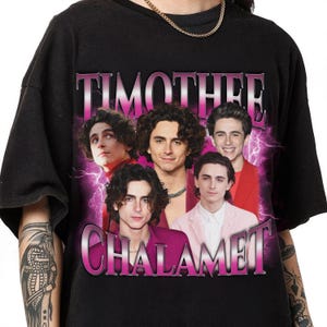 Timothee Chalamet Vintage Style Graphic Tee