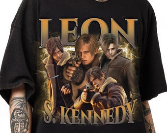 Leon S. Kennedy Retro Shirt: Resident Evil Unisex Tee