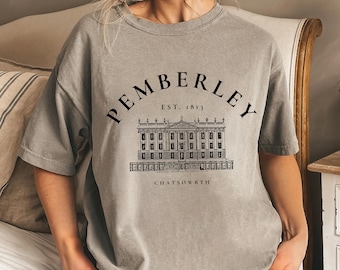 Pemberley Pride and Prejudice Shirt: Jane Austen Novel Tee