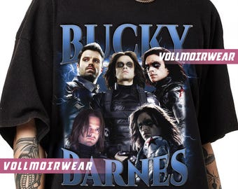 Bucky Barnes Vintage Style Shirt: Sebastian Stan Retro Hoodie