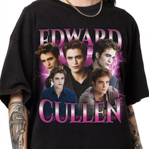 Edward Cullen Vintage Style Shirt, Edward Cullen Fan Merch, Edward Cullen Hoodie, Robert Pattinson Sweatshirt, Gift For Women and Man