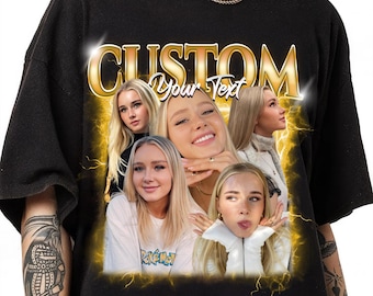 Custom Photo Shirt: Personalized Bootleg Style Gift