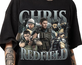 Chris Redfield Shirt: Vintage Style Resident Evil Tee