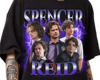 Spencer Reid Vintage Style Shirt: Criminal Minds Retro Tee