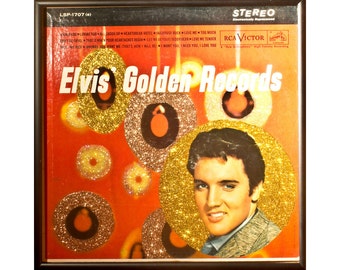 Glittered Elvis Golden Records Album