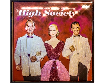 Glittered High Society Album with Frank Sinatra