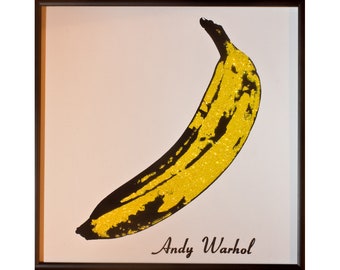 Custom Glittered Velvet Underground Album Cover Art