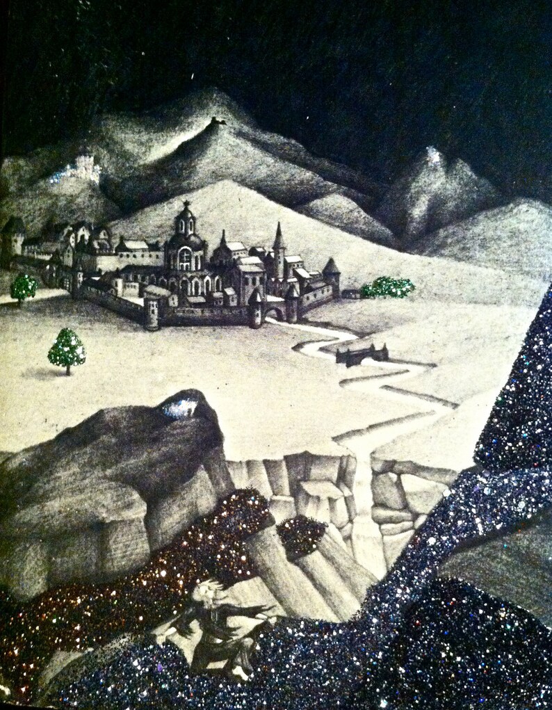 Glittered Led Zeppelin IV Fold Out Inside of Album Cover Etsy