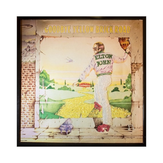 Rock & Pop Elton John Goodbye Yellow Brick Road Repro POSTER