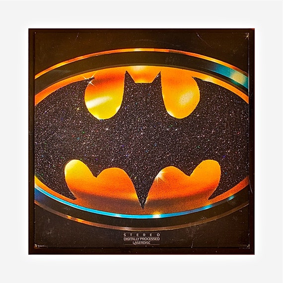Geef rechten Verschrikkelijk geschenk Buy Glittered Vintage Prince Batman Soundtrack Album Art Online in India -  Etsy