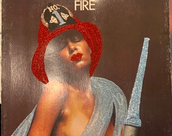 Glittered Ohio Players Fire Album Cover Wall Art