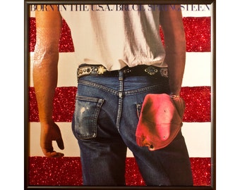 Glittered Bruce Springsteen Dancing in the Dark Album