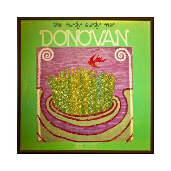 Glittered Donovan Hurdy Gurdy Man Album