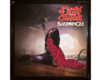 Glittered Ozzy Osbourne Blizard of OZ Album