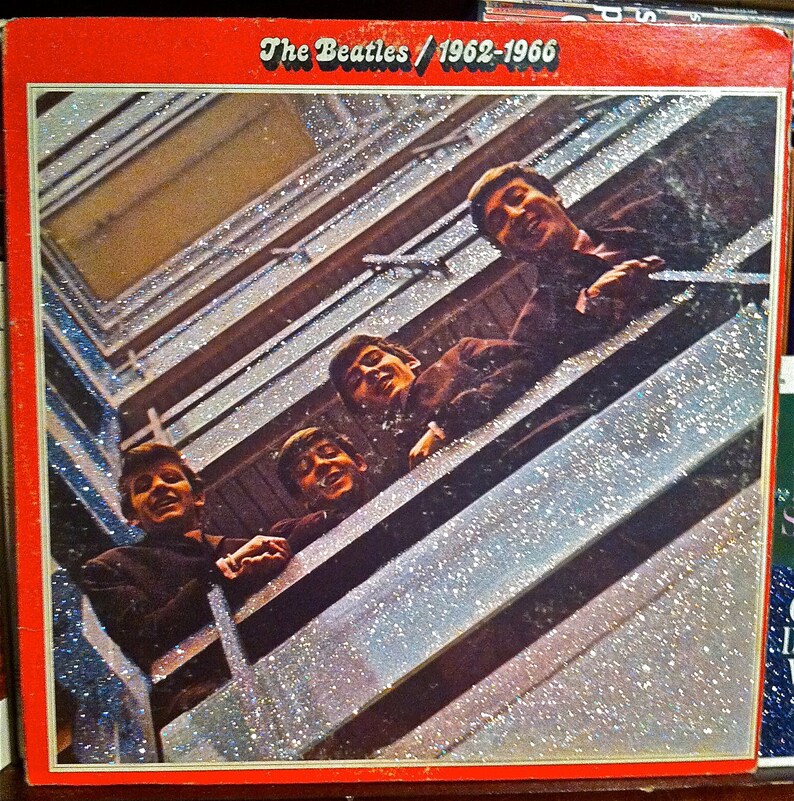 Glittered Beatles 1962-66 Album - Etsy