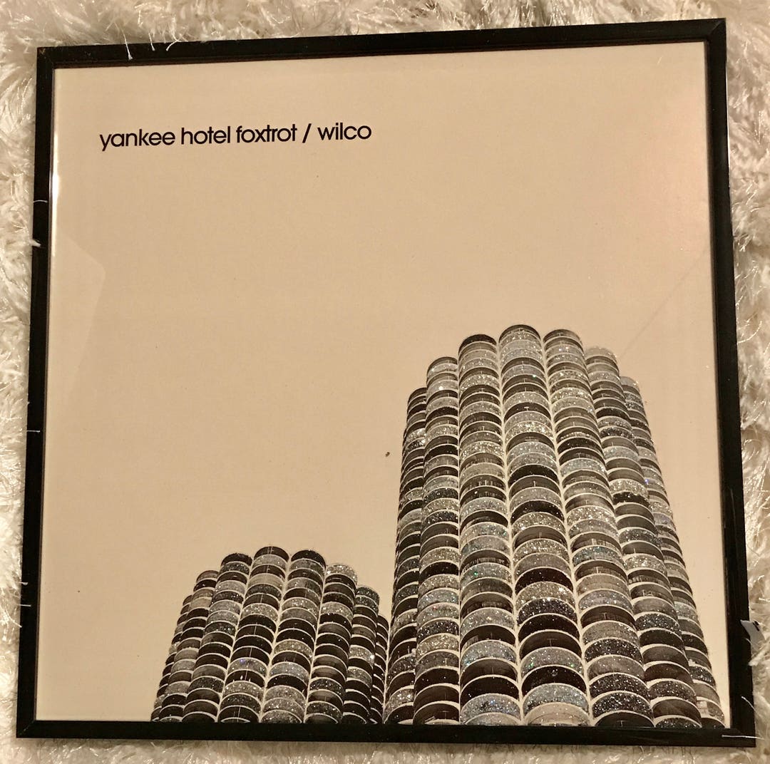 Glittered Wilco Yankee Foxtrot Hotel Album Cover Art Etsy