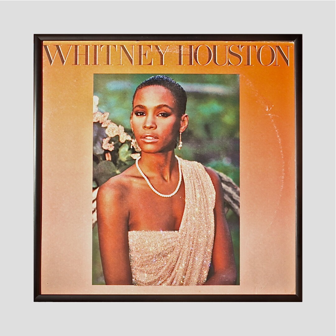 Glittered Whitney Houston Album - Etsy
