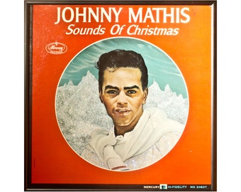 Glittered Johnny Mathis Christmas Album | Etsy
