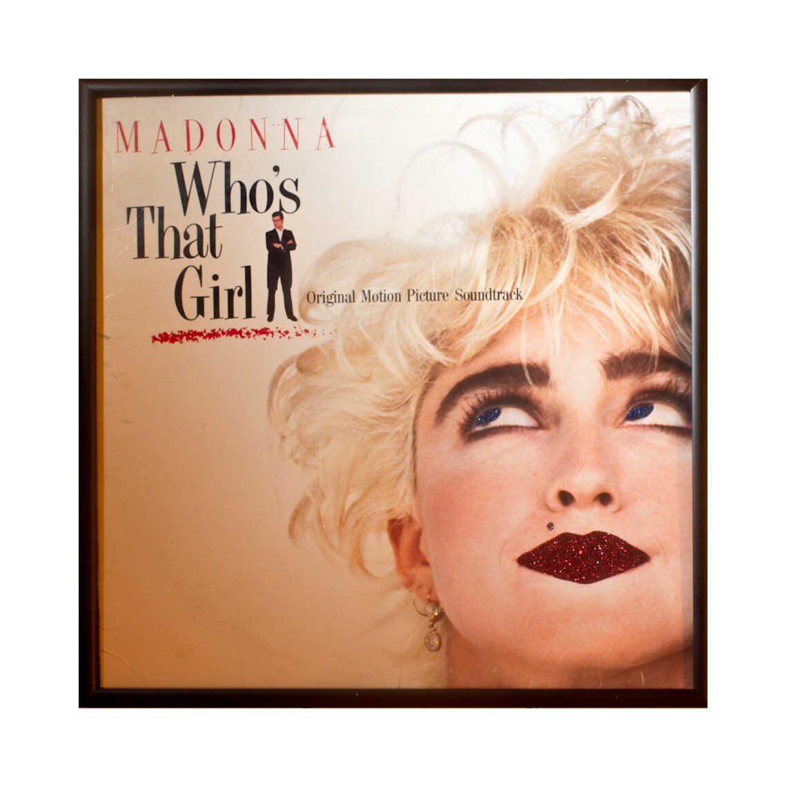 Glittered Madonna Who's That Girl Album - Etsy