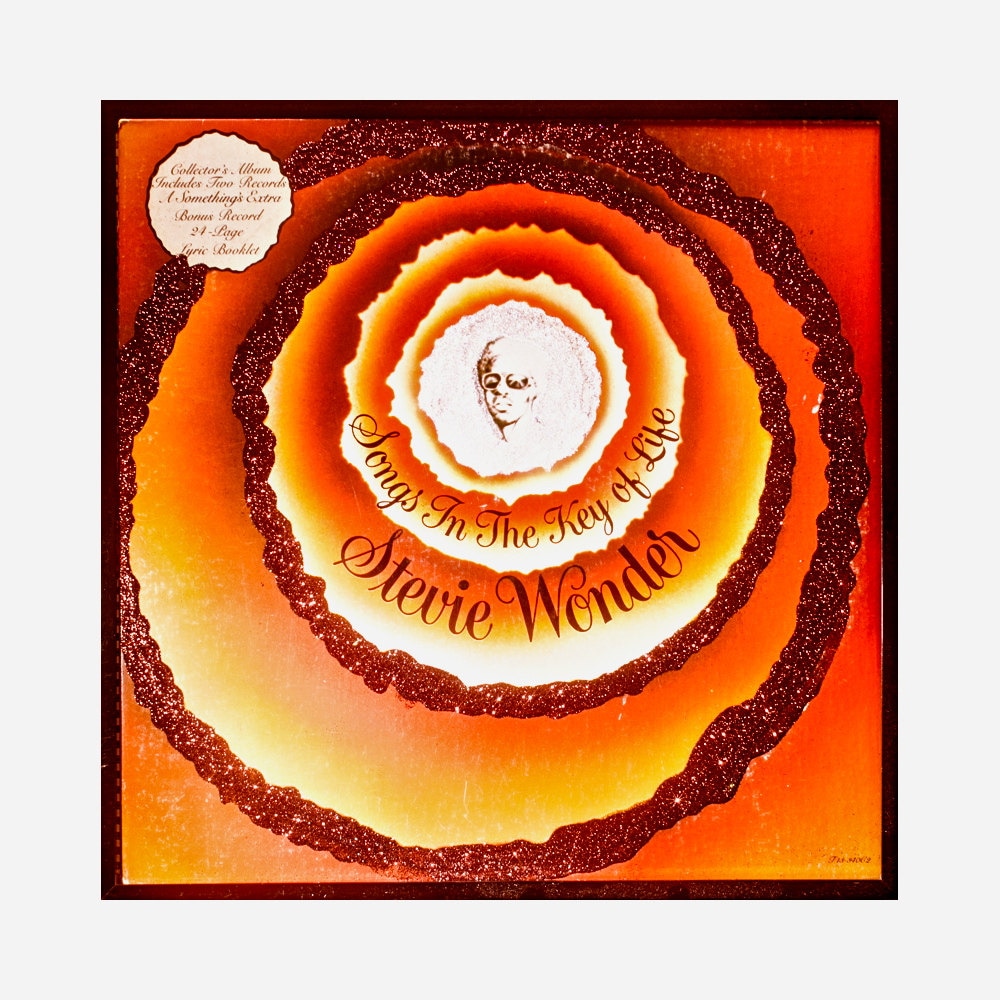 Glittered Stevie Wonder Songs in the Key of Life Album Etsy