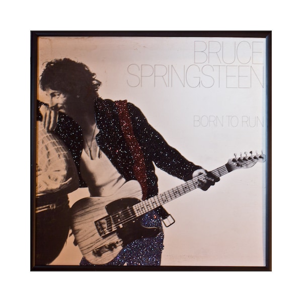 Glittered Bruce Springsteen Born to Run Album