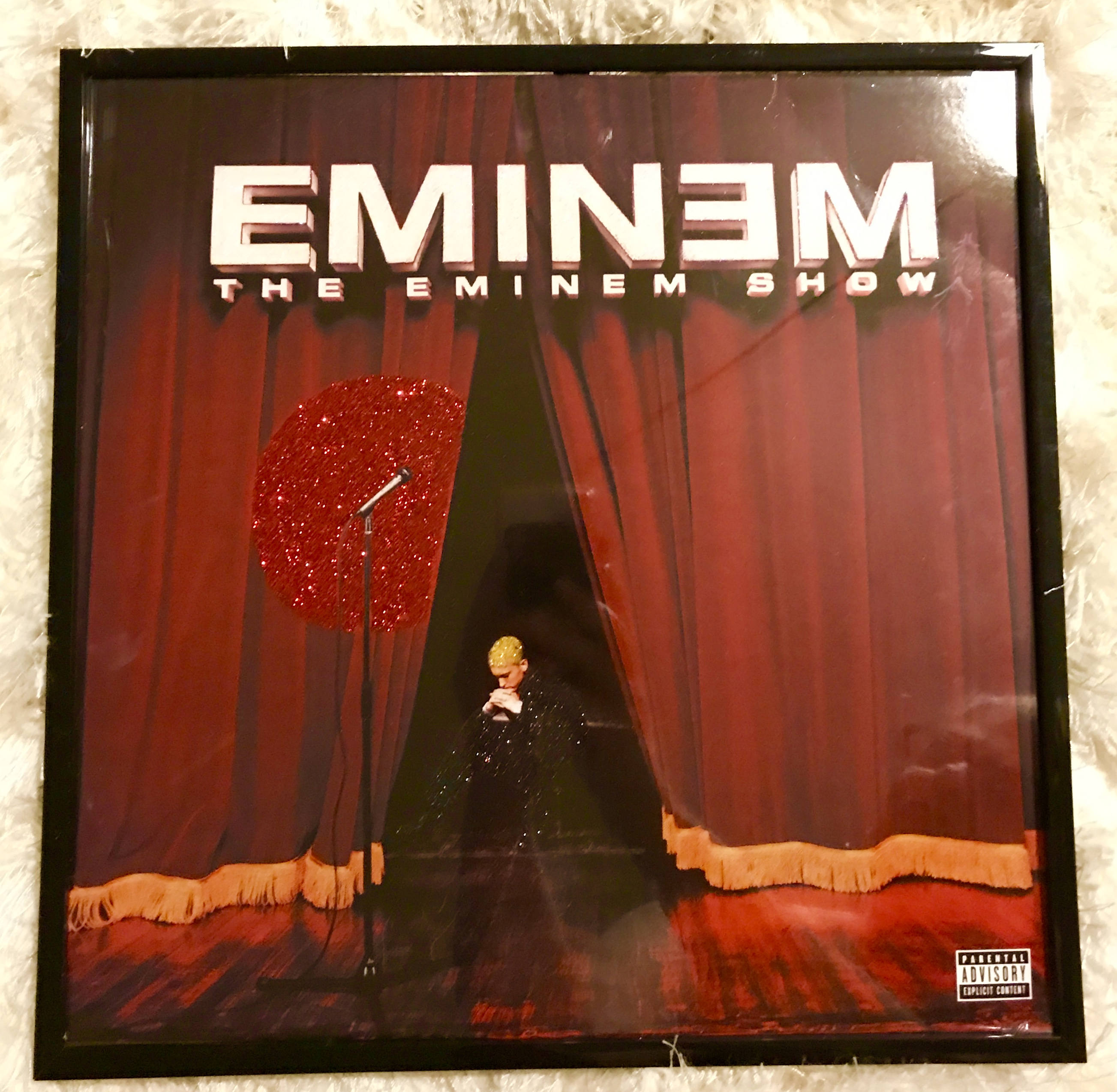 Glittered Eminem the Eminem Show Album Cover Art 