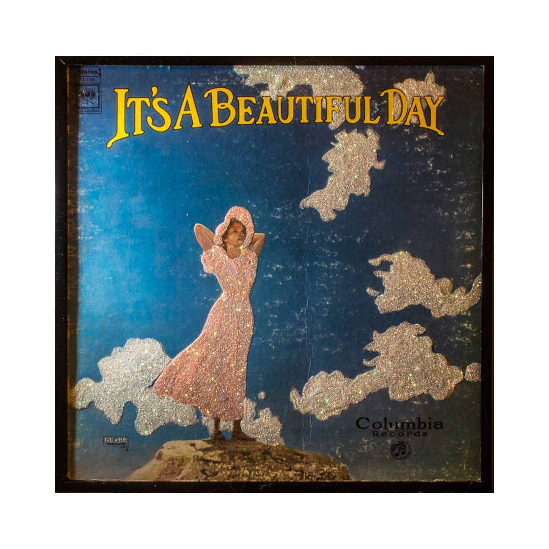 Glittered It's a Beautiful Day Album Etsy