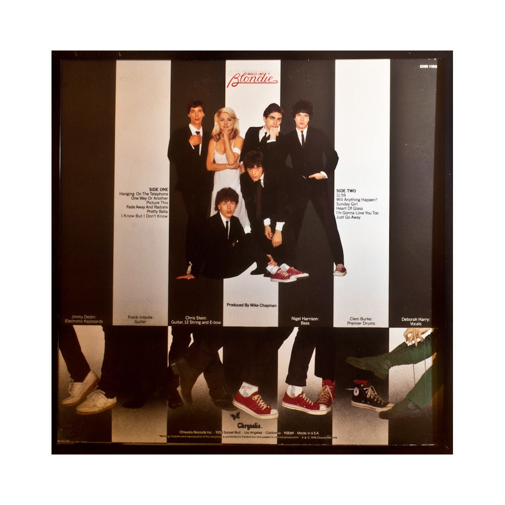 Glittered Blondie Parallel Lines Album Etsy