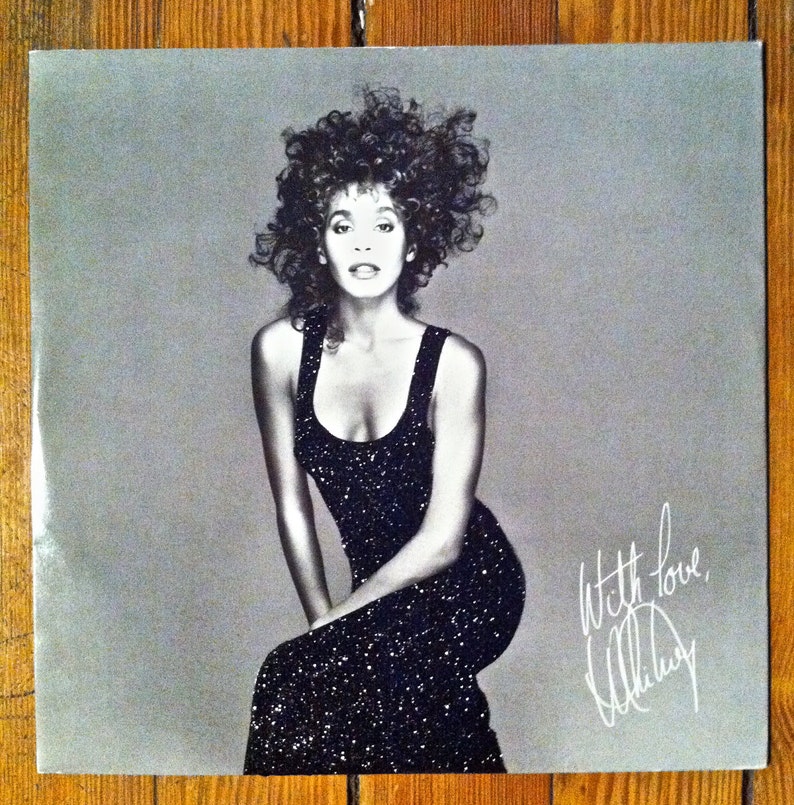 Glittered Whitney Houston Album Etsy