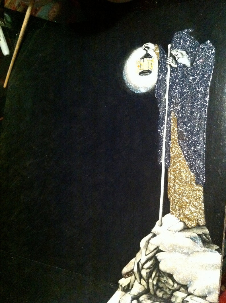 Glittered Led Zeppelin IV Fold Out Inside of Album Cover Etsy