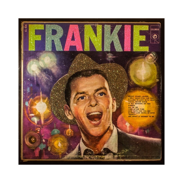 Glittered Frank Sinatra Frankie album Art