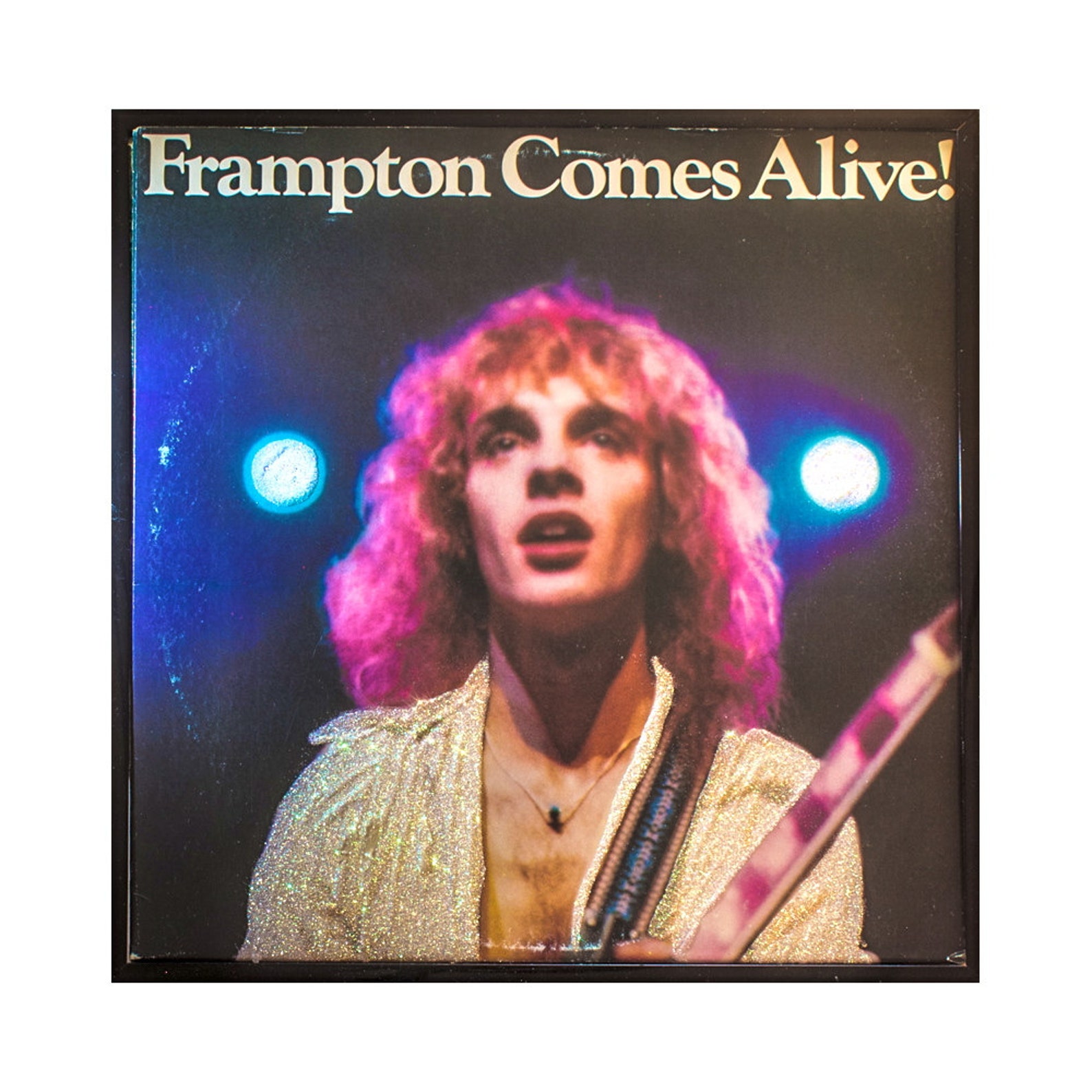 Glittered Peter Frampton Frampton Comes Alive Album Etsy