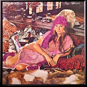 Glittered Barbra Streisand Lazy Afternoon Album image 2