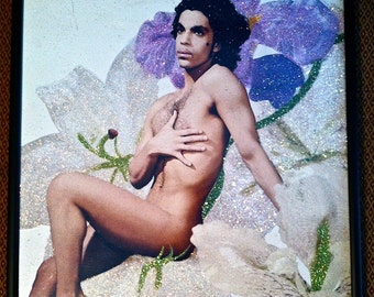 Glittered Vintage Prince Lovesexy Album Art