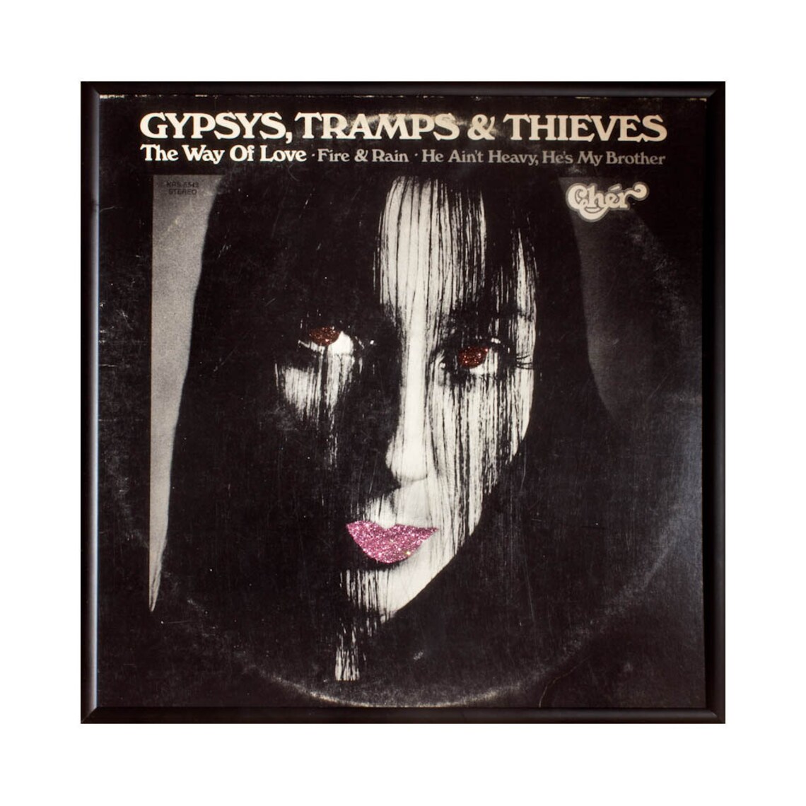 Glittered Cher Gypsies Tramps and Thieves Album Etsy