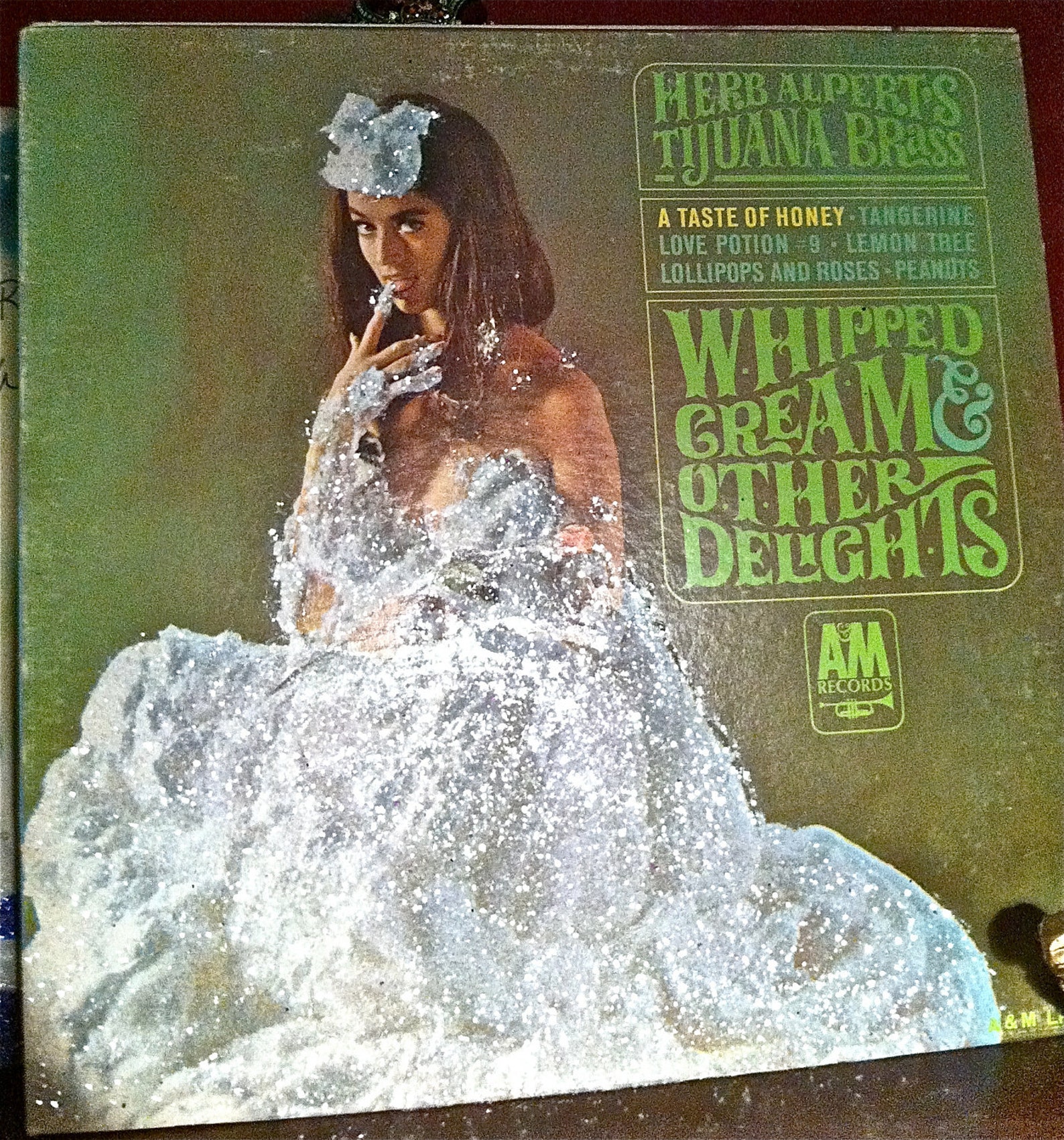 Glittered Herb Alpert and the Tijuana Brass Whipped Cream Album Etsy