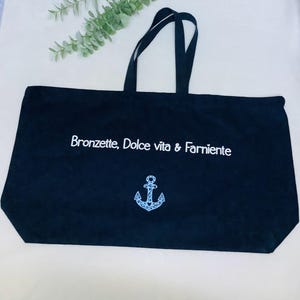 Personalized beach bag