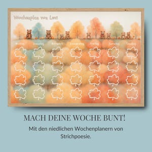 Wochenplan Kinder, Wochenplan Montessori, Routineplaner magnetisch, Wochenplan personalisiert, Kinder Routineplan, Montessori Planer