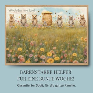 Wochenplan Kinder, magnetischer Routineplan, Montessori Wochenplan, personalisierter Wochenplan, Wochenplan personalisiert, Routinekarten