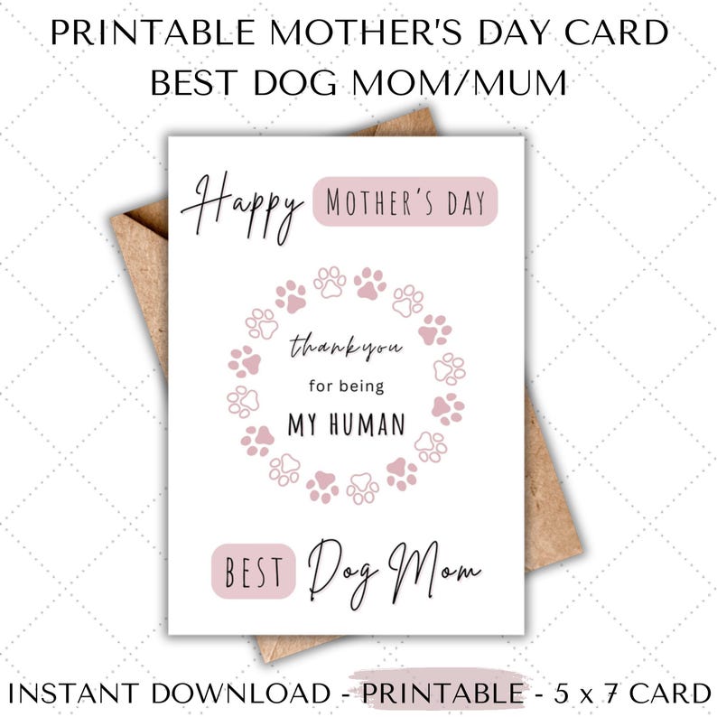 Stunning Dog Mom Mothers Day Card View for Mobile Stunning Dog Mom Mothers Day Card View for Mobile