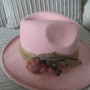 Blush Fedora - Etsy display picture 3