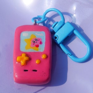Game Boy Charm Kirby Keychain