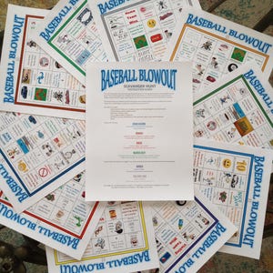 210 【MLB公式】 Dodgers Bingo ゲームセット　ビンゴ LA Dodgers Baseball Team Bingo Game Set MLB Rare Official Game