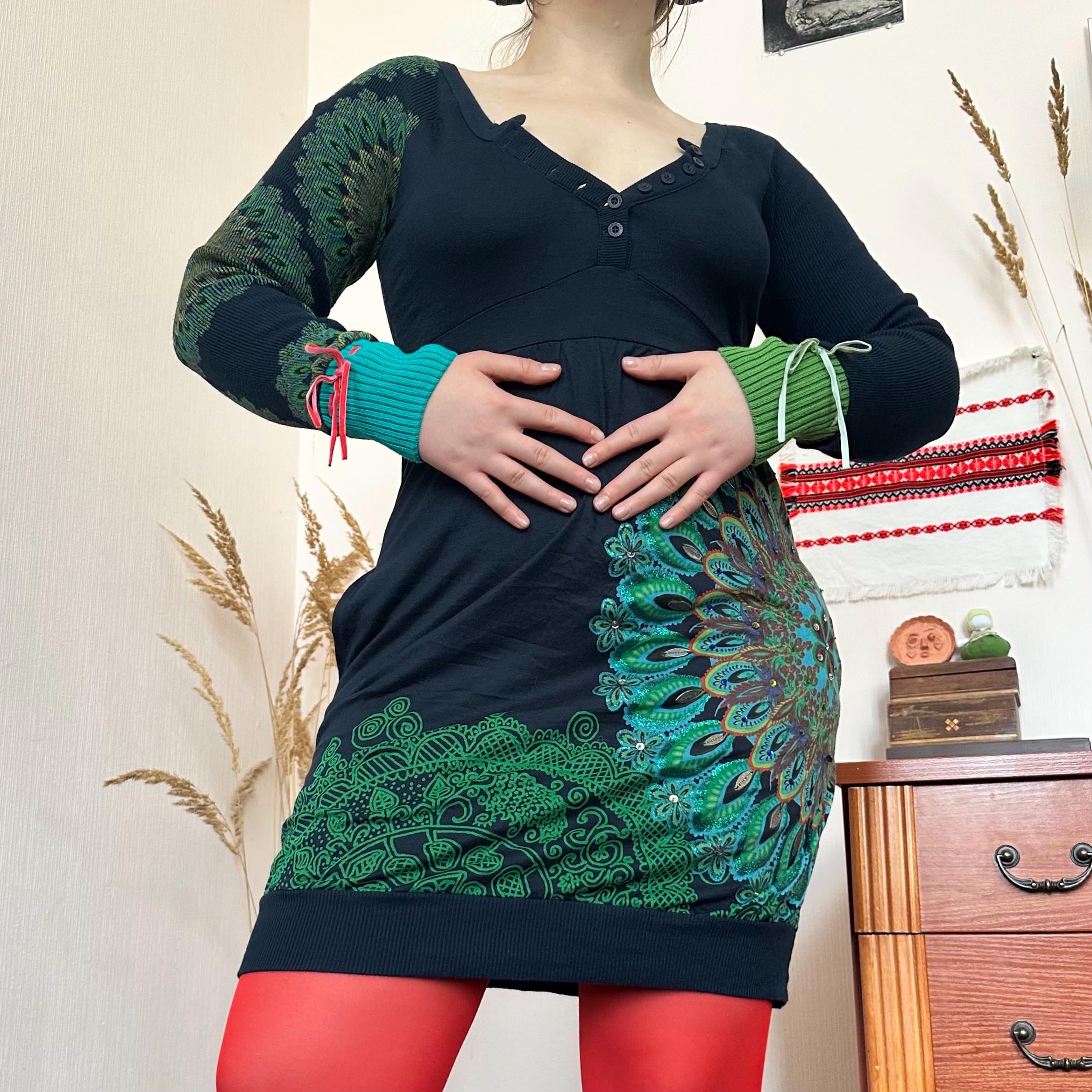 Desigual Long Sleeve Dress - Etsy