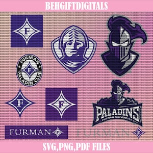 Furman University SVG, Paladins SVG, Football, Athletics, Basketball, College, Cricut, Instant Download.